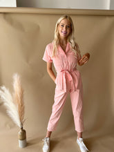Load image into Gallery viewer, Kendall Peachy Utility Jumpsuit