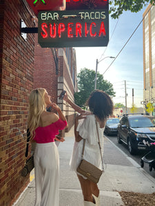 Queen City Ruffle White Dress