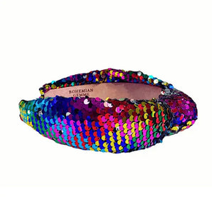 Rainbow Sequin Headband