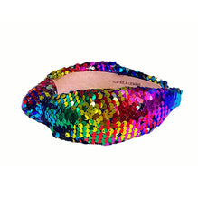 Load image into Gallery viewer, Rainbow Sequin Headband