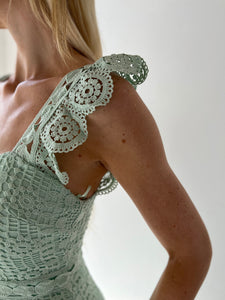 Crochet Dreams Sage Dress