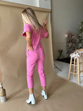 Load image into Gallery viewer, Hot Pink Utility Jumpsuit