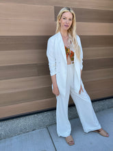 Load image into Gallery viewer, Breezy White Wide Leg Pants