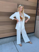 Load image into Gallery viewer, Breezy White Wide Leg Pants