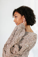 Load image into Gallery viewer, Cori Confetti Knit Gray Sweater