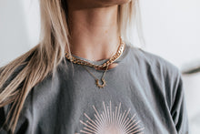 Load image into Gallery viewer, Sunburst Gold Necklace