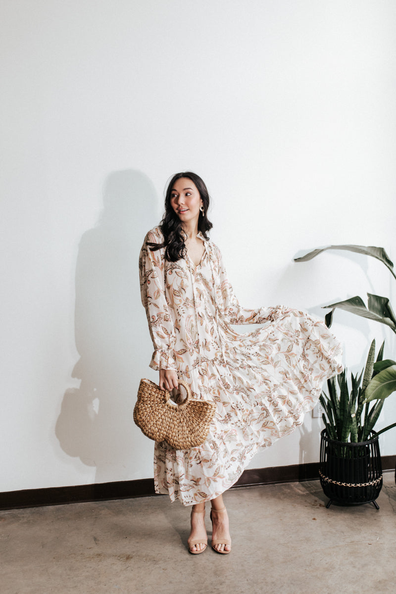 Paisley Floral Maxi Dress