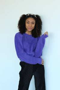 Purple Soft Sweater
