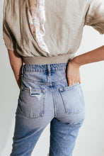Load image into Gallery viewer, Emma Distressed Mom Jeans