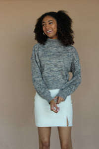 Shelby Blue Turtleneck Sweater