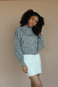 Shelby Blue Turtleneck Sweater