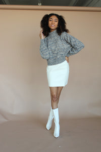 Shelby Blue Turtleneck Sweater