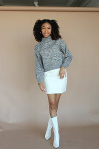 Shelby Blue Turtleneck Sweater