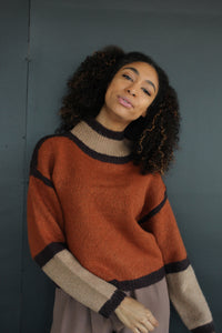 Take My Hand Color Block Sweater