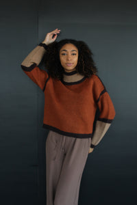 Take My Hand Color Block Sweater