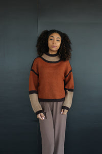 Take My Hand Color Block Sweater