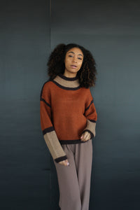 Take My Hand Color Block Sweater