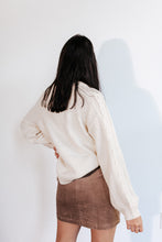 Load image into Gallery viewer, Free Spirit Taupe Corduroy Mini Skirt