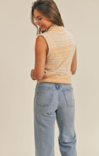 Load image into Gallery viewer, Addie Ivory Orange Sweater Vest
