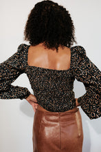 Load image into Gallery viewer, Jaguar Shirring Crop Top