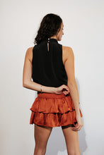 Load image into Gallery viewer, Iconic Drape Black Top