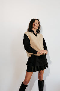 Black Leather Tennis Skirt
