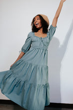 Load image into Gallery viewer, Darling Teal Midi Dress