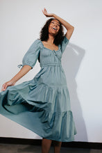 Load image into Gallery viewer, Darling Teal Midi Dress