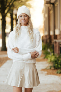 Ivory Cozy Chenille Sweater