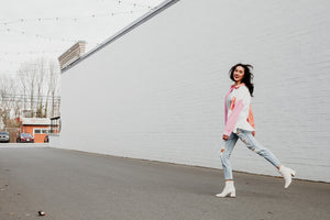Relaxed Distressed Boyfriend Jeans