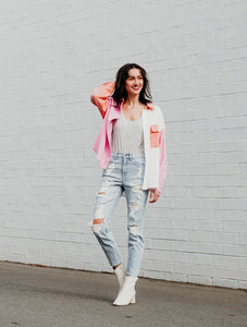 Relaxed Distressed Boyfriend Jeans