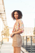 Load image into Gallery viewer, Bloom Blue Floral Top