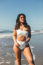 Load image into Gallery viewer, White Cutout Swimsuit