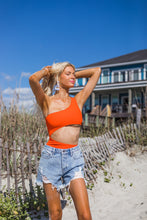 Load image into Gallery viewer, Sofie Distressed Denim Shorts