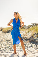 Load image into Gallery viewer, Maldive Blue Tie Dress