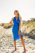 Load image into Gallery viewer, Maldive Blue Tie Dress