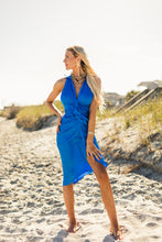 Load image into Gallery viewer, Maldive Blue Tie Dress