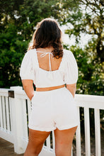 Load image into Gallery viewer, Loren White Romper