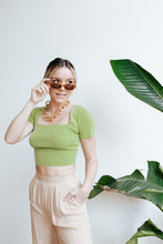 Load image into Gallery viewer, Breeze Beige Wide Leg Pants
