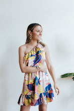 Load image into Gallery viewer, Tropical One Shoulder Dress