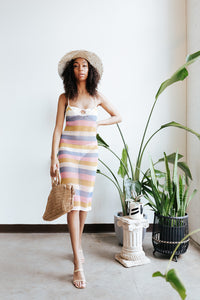 Saltwater Stripe Crochet Dress