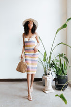 Load image into Gallery viewer, Saltwater Stripe Crochet Dress