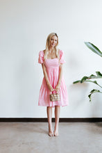 Load image into Gallery viewer, Primrose Pink Bow Tie Dress