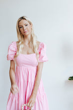 Load image into Gallery viewer, Primrose Pink Bow Tie Dress