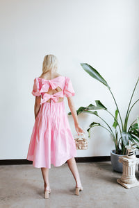 Primrose Pink Bow Tie Dress