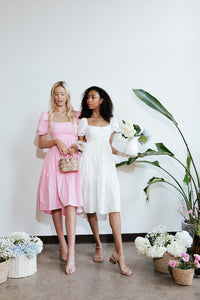 Primrose Pink Bow Tie Dress