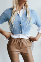 Load image into Gallery viewer, Emerson Blue Crop Sweater