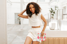 Load image into Gallery viewer, Grace Bay Ivory Tie Shorts