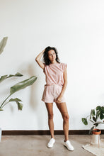 Load image into Gallery viewer, Mauve Shoulder Pad Tee
