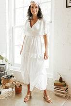 Load image into Gallery viewer, Boho Ivory Maxi Dress